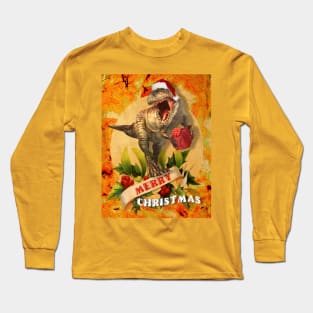 Merry Jurassic Christmas 3 Long Sleeve T-Shirt